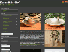 Tablet Screenshot of keramik-im-hof.de